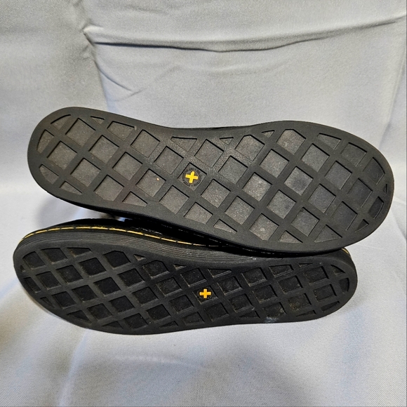 Dr Martens Stratford Boots Black Leather Goth Floral Lining High Lace Up Size 7 - Picture 8 of 9